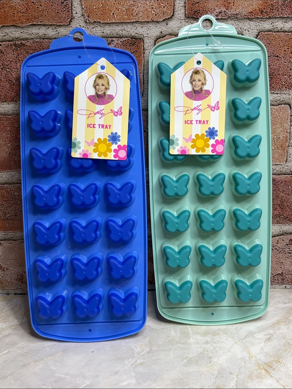 Dolly Parton Butterfly Ice Trays